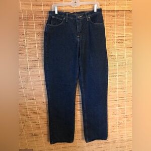 Cabela’s Flannel lined Denim Jeans Polka Dot Size Lining Size 8 Long